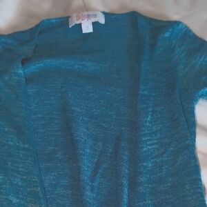 Teal Tweed Sariah Duster Sweater